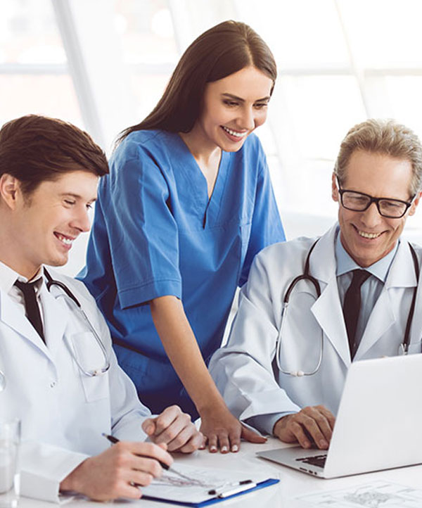 Medical billing team illustration